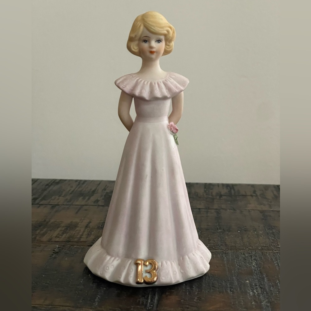 Growing Up Birthday Girls Figurine - age 13